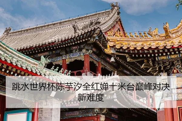 跳水世界杯陈芋汐全红婵十米台巅峰对决新难度
